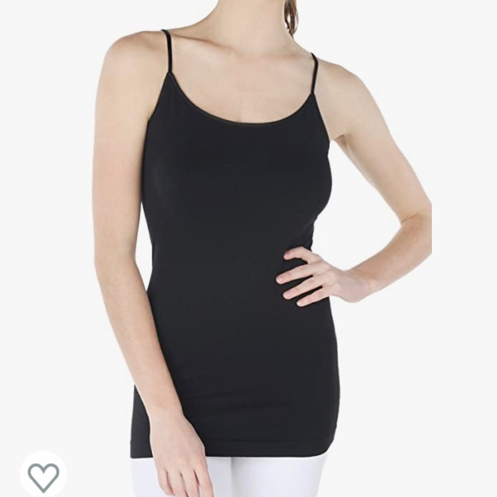 NikiBiki Skinny Y-Strap Back Camisole, One Size, black